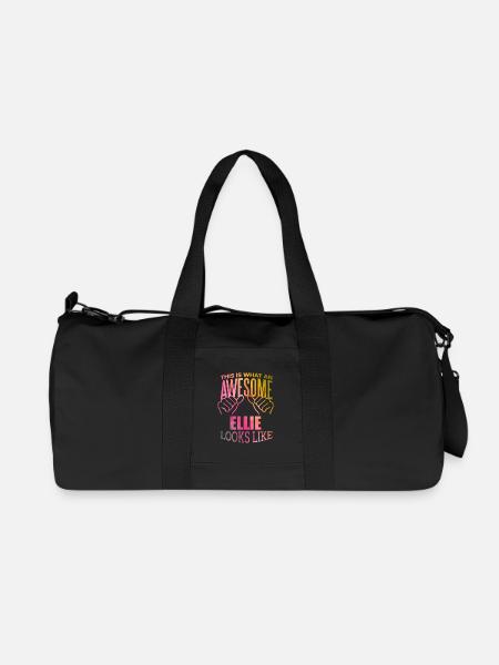 Ellie Ellie Ellie - Recycled Canvas Sports Bag by Stanley/Stella - black