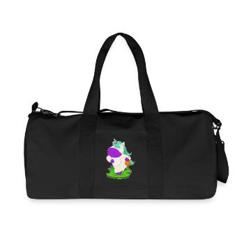Unicorn Basketball Player Basketball - Recycled Canvas Sports Bag by Stanley/Stella - black - Front
