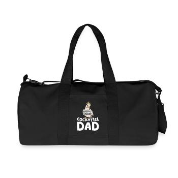 Le plus grand papa calopsitte du monde - Sac de sport en toile recyclée Stanley/Stella - noir - Devant