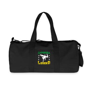 Brazil Capoeira legend - Recycelte Canvas-Sporttasche von Stanley/Stella - Schwarz - Vorne