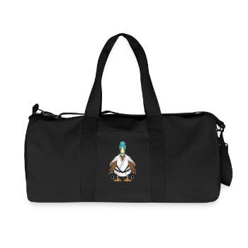 Duck Karate Martial Arts - Recycled Canvas Sports Bag by Stanley/Stella - black - Front