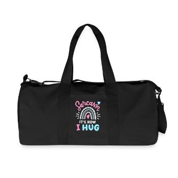Sarkasmus Sarkastisch - Recycelte Canvas-Sporttasche von Stanley/Stella - Schwarz - Vorne