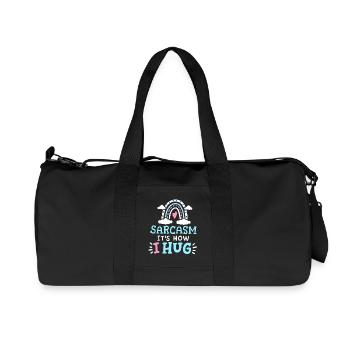 Sarkasmus Sarkastisch - Recycelte Canvas-Sporttasche von Stanley/Stella - Schwarz - Vorne