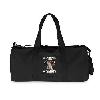Dalmatiner Mommy Hunde Mama Mutter Muttertag Mom - Recycelte Canvas-Sporttasche von Stanley/Stella - Schwarz - Vorne