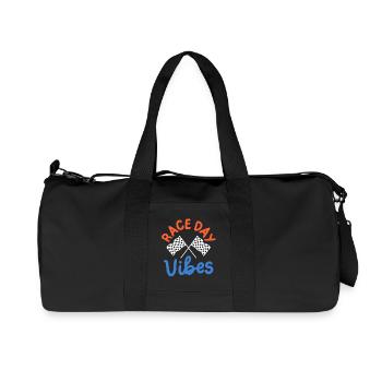 Drag Racing Rennwagen Rennfahrer - Recycelte Canvas-Sporttasche von Stanley/Stella - Schwarz - Vorne