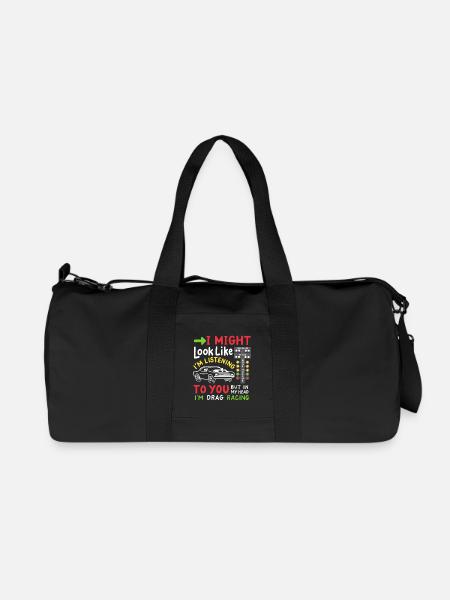 Drag Racing Drag Racer - Recycelte Canvas-Sporttasche von Stanley/Stella - Schwarz