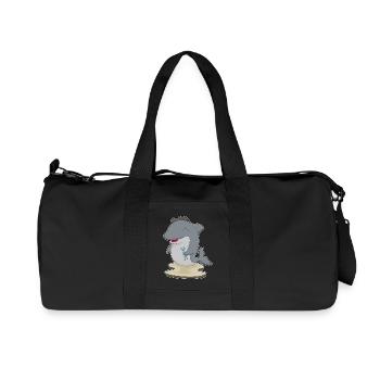 Delfin Mechanic Wrench Workshop - Recycled Canvas Sports Bag by Stanley/Stella - black - Front