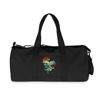 T-Rex Tyrannosaurus 5 Jahre 5. Geburtstag Geschenk - Recycelte Canvas-Sporttasche von Stanley/Stella - Schwarz - Vorne