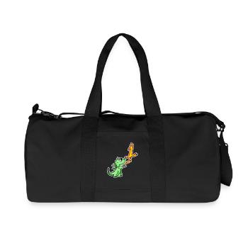 1 an - Inscription à l’école - Motif Dragon - Numéro 1 - Sac de sport en toile recyclée Stanley/Stella - noir - Devant