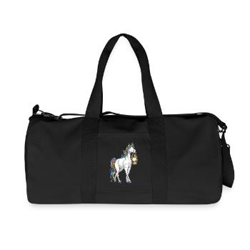 EInhorn Laterne - Recycelte Canvas-Sporttasche von Stanley/Stella - Schwarz - Vorne