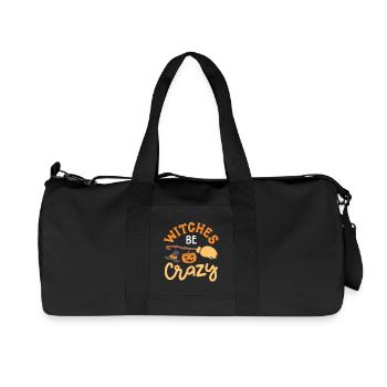 Hexen Halloweenkostüm - Recycelte Canvas-Sporttasche von Stanley/Stella - Schwarz - Vorne