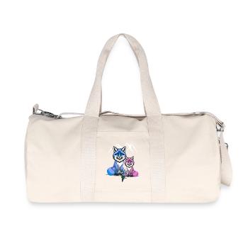 fox foxes child children - Recycled Canvas Sports Bag by Stanley/Stella - natural - Front