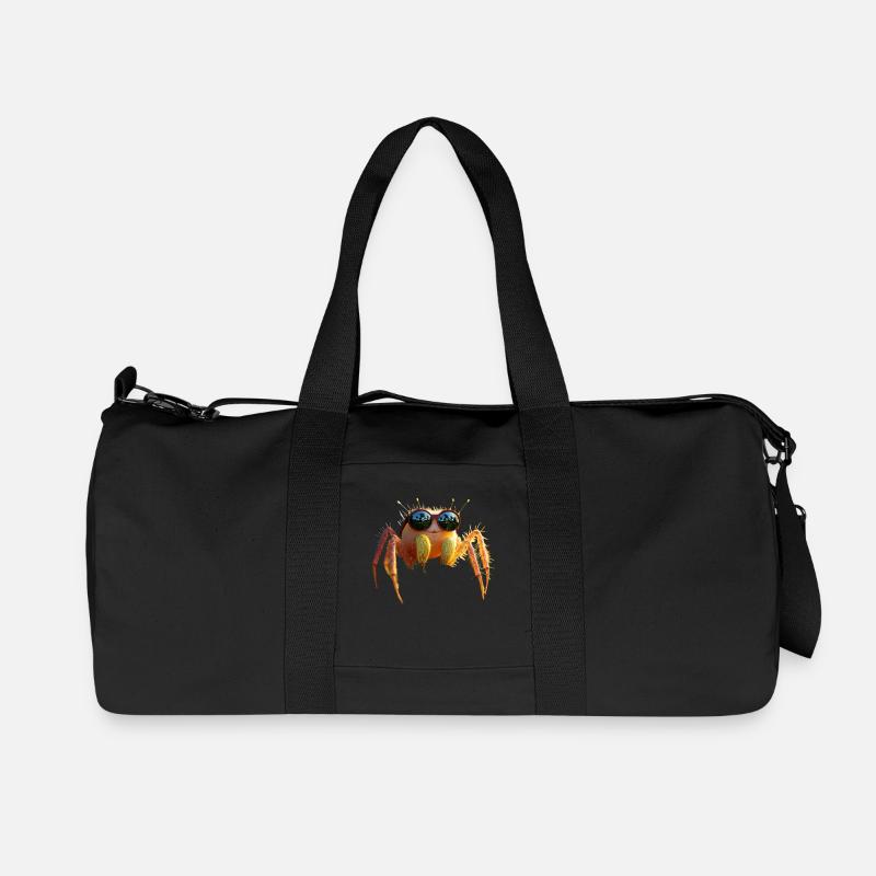 Spinne Vogelspinne Tarantel Liebe Arachnid Spinnen - Recycelte Canvas-Sporttasche von Stanley/Stella - Schwarz