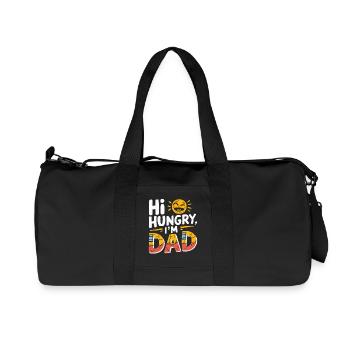 Mari des dieux - blagues de papa - Sac de sport en toile recyclée Stanley/Stella - noir - Devant
