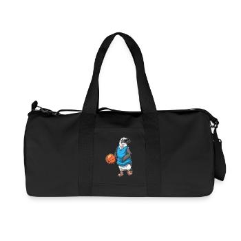 Penguin Basketteur Basketteur - Sac de sport en toile recyclée Stanley/Stella - noir - Devant