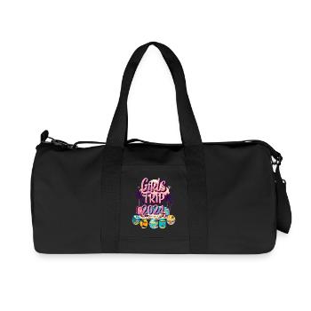 Girls Trip Wochenende 2024 Frauen Mädelsreisen - Recycelte Canvas-Sporttasche von Stanley/Stella - Schwarz - Vorne