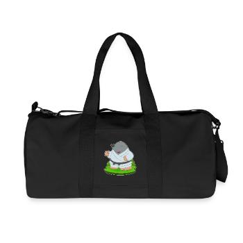Mole Karate Martial Arts - Recycled Canvas Sports Bag by Stanley/Stella - black - Front