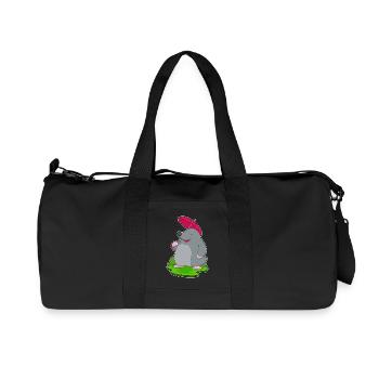 Mole Umbrella - Recycled Canvas Sports Bag by Stanley/Stella - black - Front