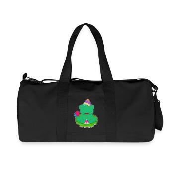 Grenouille Anniversaire Party Chapeau - Sac de sport en toile recyclée Stanley/Stella - noir - Devant