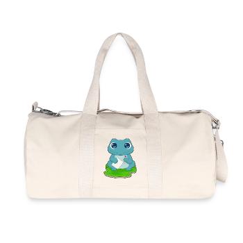 École de papier étudiante Frog - Sac de sport en toile recyclée Stanley/Stella - blanc naturel - Devant