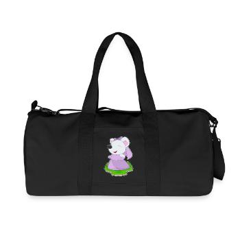Maus Braut Schleier Hochzeit - Recycelte Canvas-Sporttasche von Stanley/Stella - Schwarz - Vorne