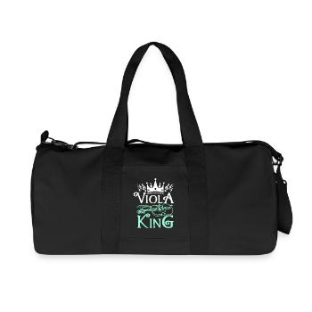 Boy Viola King - Recycled Canvas Sports Bag by Stanley/Stella - black - Front