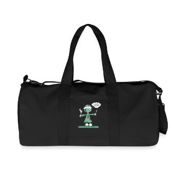 neurochirurgien disant chirurgien bâton figure dessin animé - Sac de sport en toile recyclée Stanley/Stella - noir - Devant