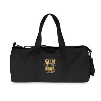 Boxen - Recycelte Canvas-Sporttasche von Stanley/Stella - Schwarz - Vorne