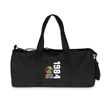 1984 limitierte Auflage zum 40-jährigen Jubiläum - Recycelte Canvas-Sporttasche von Stanley/Stella - Schwarz - Vorne