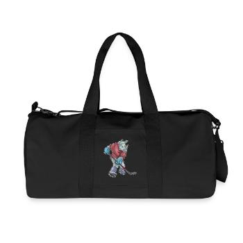Rhino Bâton de Hockey sur Glace - Sac de sport en toile recyclée Stanley/Stella - noir - Devant