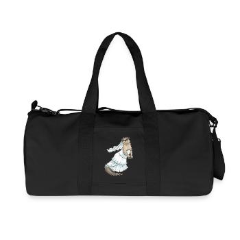 Otter Bridal Wedding Dress Wedding - Recycled Canvas Sports Bag by Stanley/Stella - black - Front