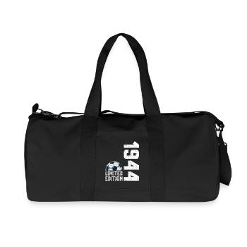 80th Anniversary 1944 Limited Edition Football - Recycled Canvas Sports Bag by Stanley/Stella - black - Front