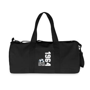 60th Anniversary 1964 Limited Edition Football - Recycled Canvas Sports Bag by Stanley/Stella - black - Front