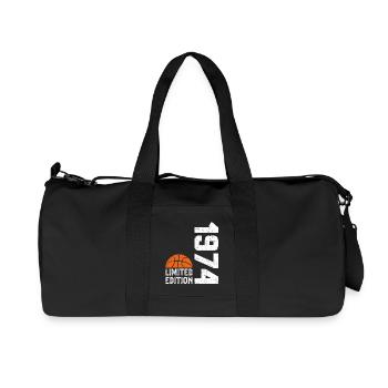 50e Anniversaire 1974 Édition Limitée Basketball - Sac de sport en toile recyclée Stanley/Stella - noir - Devant