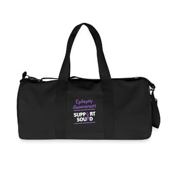 Epilepsy - Recycled Canvas Sports Bag by Stanley/Stella - black - Front