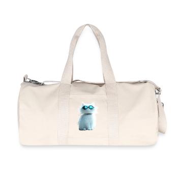 Chat Angora Blanc Chat Angora Chats Angora Mignons - Sac de sport en toile recyclée Stanley/Stella - blanc naturel - Devant