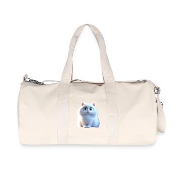 Chat Angora Blanc Chat Angora Chats Angora Mignons - Sac de sport en toile recyclée Stanley/Stella - blanc naturel - Devant