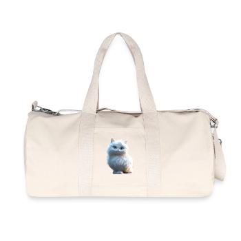 Chat Angora Blanc Chat Angora Chats Angora Mignons - Sac de sport en toile recyclée Stanley/Stella - blanc naturel - Devant