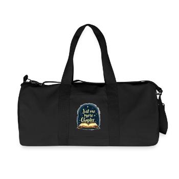 JUST ONE MORE CHAPTER - Recycled Canvas Sports Bag by Stanley/Stella - black - Front