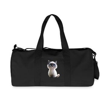 Ragdoll Katze Ragdollkatze Cat Süße Ragdoll Katzen - Recycelte Canvas-Sporttasche von Stanley/Stella - Schwarz - Vorne