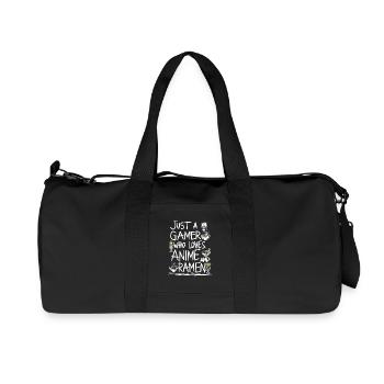 Tout simplement un joueur qui aime les anime et les ramen - Sac de sport en toile recyclée Stanley/Stella - noir - Devant