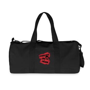 Only Paragliders Know True Freedom - Recycled Canvas Sports Bag by Stanley/Stella - black - Front