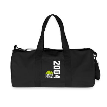 20. Jubiläum 2004 Limited Edition Tennis - Recycelte Canvas-Sporttasche von Stanley/Stella - Schwarz - Vorne