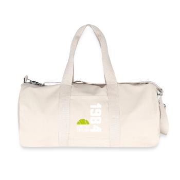40e Anniversaire 1984 Édition Limitée Tennis - Sac de sport en toile recyclée Stanley/Stella - blanc naturel - Devant