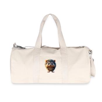 Igel Weißbauchigel Stacheligel Liebe Süßer Igel - Recycelte Canvas-Sporttasche von Stanley/Stella - Naturweiß - Vorne