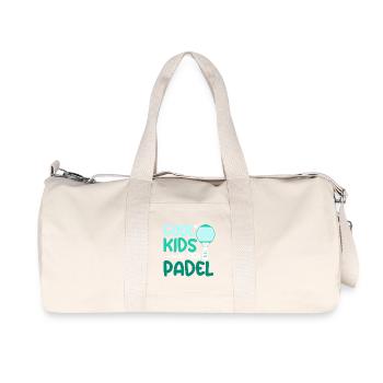 Children Cool kids play Padel - Recycled Canvas Sports Bag by Stanley/Stella - natural - Front