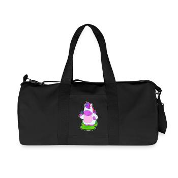 Einhorn Dart Dartpfeil - Recycelte Canvas-Sporttasche von Stanley/Stella - Schwarz - Vorne