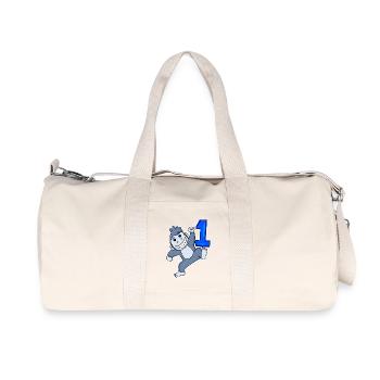 Number 1 Number One - Recycled Canvas Sports Bag by Stanley/Stella - natural - Front