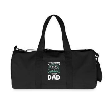 My favorite Cymbals player calls me dad - Recycled Canvas Sports Bag by Stanley/Stella - black - Front