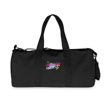 Limited Edition 1962 Birthday Born 1962 - Recycled Canvas Sports Bag by Stanley/Stella - black - Front